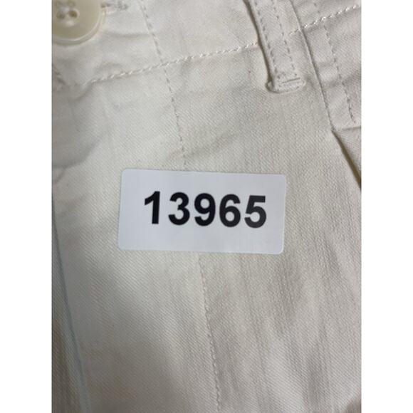 Anthropologie Maeve Pants Womens 8 Ivory The Colette Casual High Waist Adult NWT - Picture 14 of 14